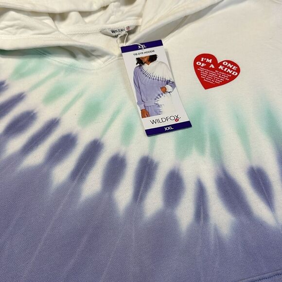 WILDFOX WOMENS TIE DYE HOODIE - Picture 2 of 6